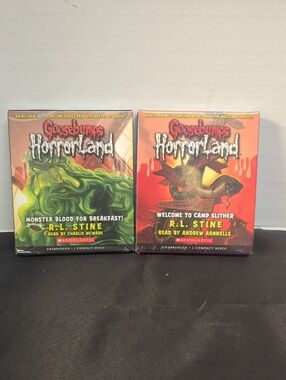 Goosebumps Audio Books Set Of 2 NEW